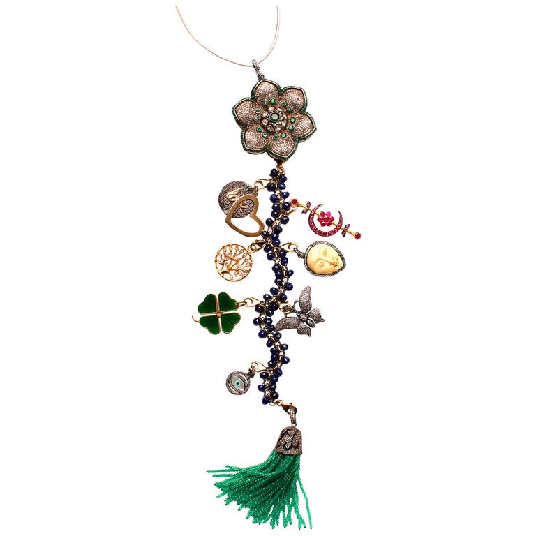 'Mello Drama' Symbol Tree Necklace