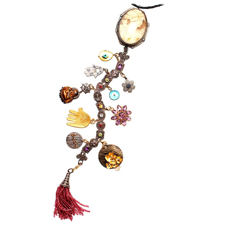 'Empire of the Senses' Symbol Tree Necklace